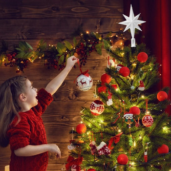 Χριστουγεννιάτικα στηρίγματα Δέντρο Top Star Χριστουγεννιάτικο Δέντρο Star Topper Δώρα διακόσμησης σπιτιού Σχέδιο προσωπικότητας