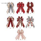 E8BD Mašna za božićno drvce za blagdanske ukrase Izvrsna za zamatanje darova