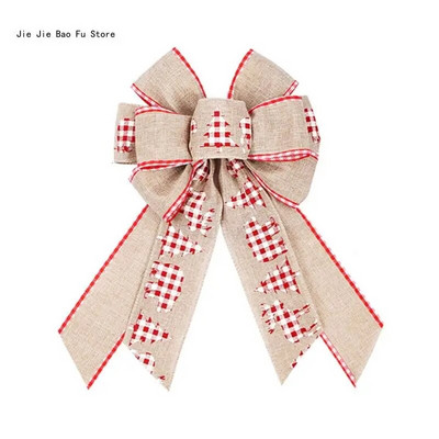 E8BD Mašna za božićno drvce za blagdanske ukrase Izvrsna za zamatanje darova