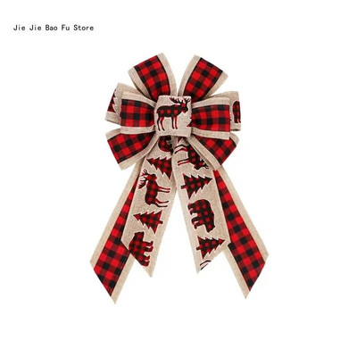 E8BD Mašna za božićno drvce za blagdanske ukrase Izvrsna za zamatanje darova