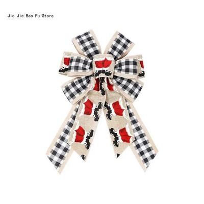 E8BD Mašna za božićno drvce za blagdanske ukrase Izvrsna za zamatanje darova