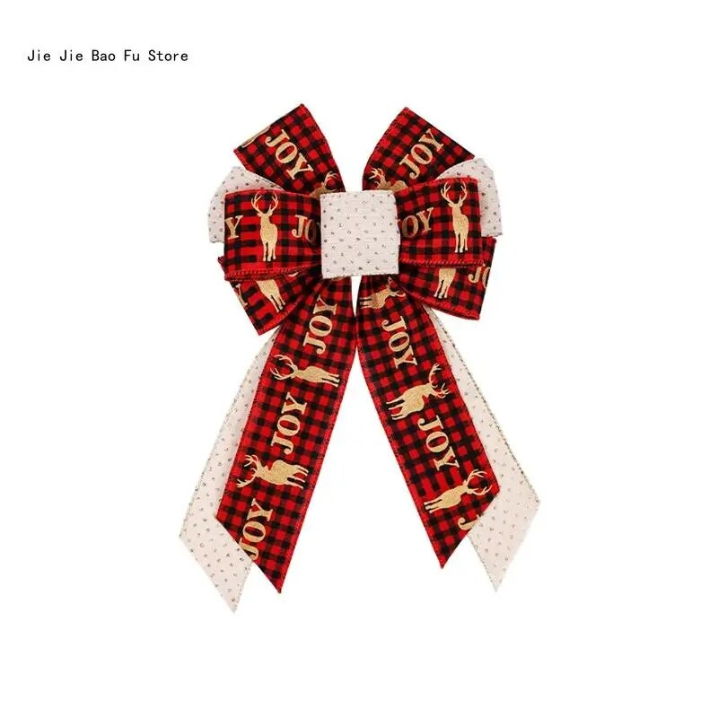 E8BD Mašna za božićno drvce za blagdanske ukrase Izvrsna za zamatanje darova