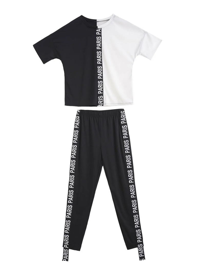 Sieviešu ikdienas jogas komplekts sporta kostīms vasarai, 2 gab., skriešanas zāle, fitnesa, deju sporta tērpi ar apaļu kaklu, īsām piedurknēm T-kreklu un bikšu komplekts