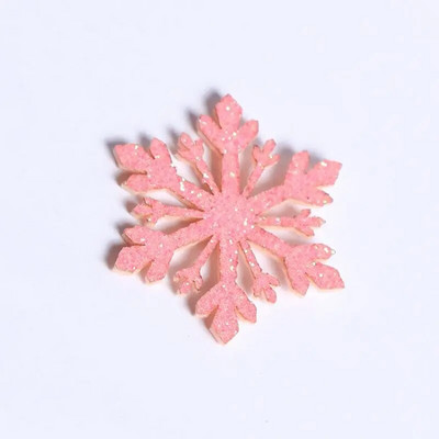 10 gab. Jauns plastmasas zelta sudraba mirdzošs pulveris sniegpārsla DIY Ziemassvētku rotājumi kulons Ziemassvētku eglīte, dekoratīva piekārta sniegpārsla