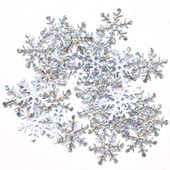 Veleprodaja 400 kom 25 mm Snježne pahuljice sa svjetlucavim laserskim platnenim aplikacijama za vjenčanja/zabave/vijence/božićne dekoracije Rukotvorine DIY dodaci