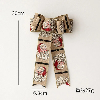 Csomós karácsonyi díszek Ajándék csomó szalag Karácsonyfa Esküvői Születésnapi Ünnep Hangulatos Medál Dísz Íjak Barkács kiegészítők