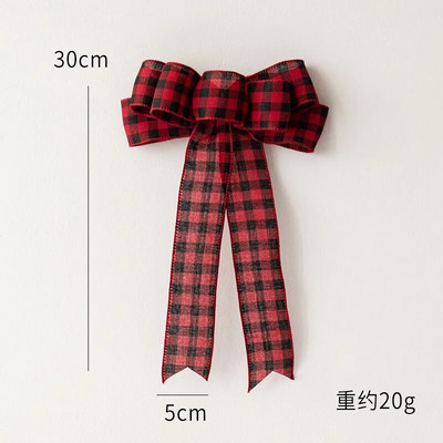 Csomós karácsonyi díszek Ajándék csomó szalag Karácsonyfa Esküvői Születésnapi Ünnep Hangulatos Medál Dísz Íjak Barkács kiegészítők