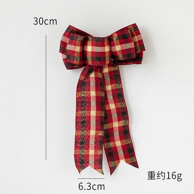 Csomós karácsonyi díszek Ajándék csomó szalag Karácsonyfa Esküvői Születésnapi Ünnep Hangulatos Medál Dísz Íjak Barkács kiegészítők