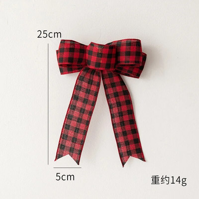 Csomós karácsonyi díszek Ajándék csomó szalag Karácsonyfa Esküvői Születésnapi Ünnep Hangulatos Medál Dísz Íjak Barkács kiegészítők