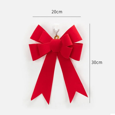 Csomós karácsonyi díszek Ajándék csomó szalag Karácsonyfa Esküvői Születésnapi Ünnep Hangulatos Medál Dísz Íjak Barkács kiegészítők