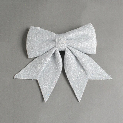 Božićna biserna mašna od pamučnog zlata u prahu Božićni ukrasi za zabavu Božićno drvce Svjetlucavi ukrasi Viseći mašni Privjesak za vijenac