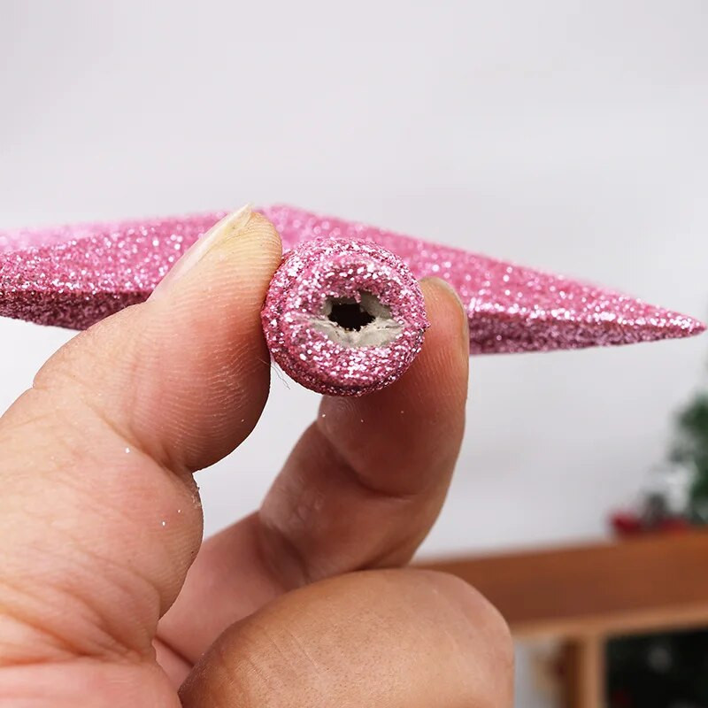 Zvijezda na vrhu božićnog drvca 15/20 cm Božićni ukrasi Sjajni zlatni prah Petokraka zvijezda Novogodišnji ukrasi Božićni ukrasi