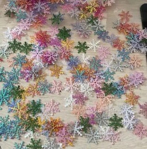 300 komada/pakiranje! Snježne pahulje Božićni ukras Božićno drvce Viseća dekoracija Blagdanski vrt Božićna svadba Pahuljica