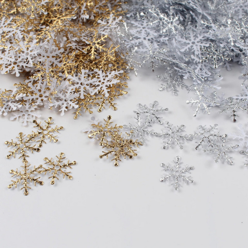 300 komada/pakiranje! Snježne pahulje Božićni ukras Božićno drvce Viseća dekoracija Blagdanski vrt Božićna svadba Pahuljica