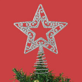 Božićno drvce Topper Star Božićno drvce Snježne pahuljice Ukrasi Božićni ukrasi za dom Nova godina Noel Navidad Natalni dar 2024.