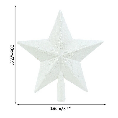 Božićno drvce Topper Star Božićno drvce Snježne pahuljice Ukrasi Božićni ukrasi za dom Nova godina Noel Navidad Natalni dar 2024.