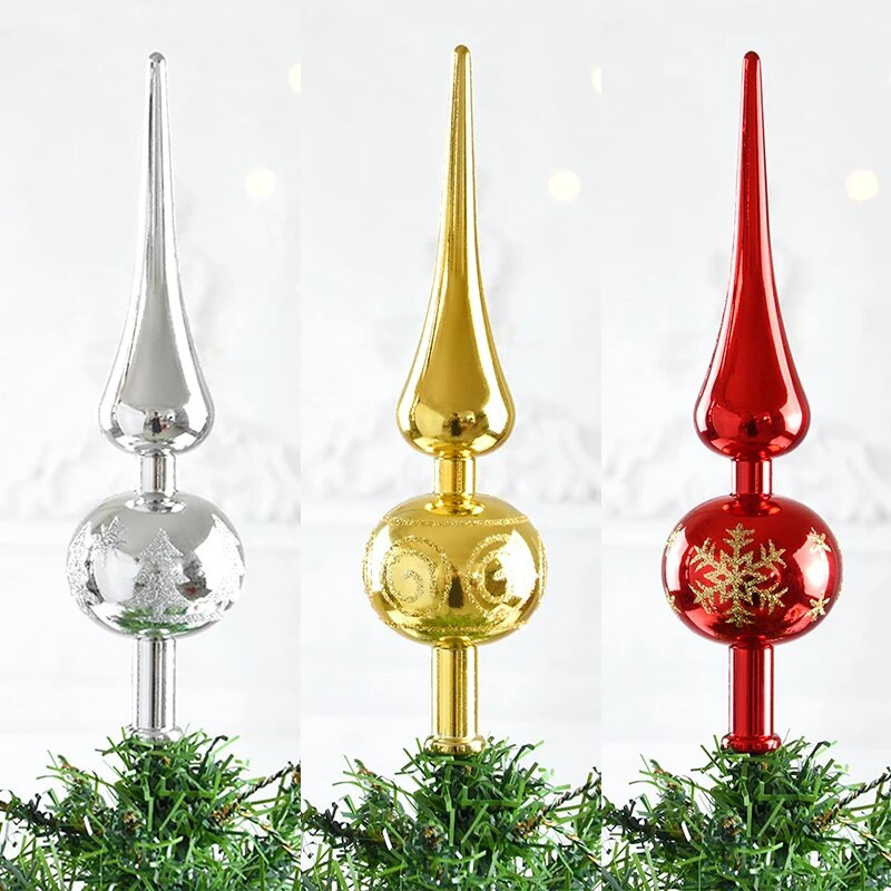 Božićno drvce Topper Star Božićno drvce Snježne pahuljice Ukrasi Božićni ukrasi za dom Nova godina Noel Navidad Natalni dar 2024.