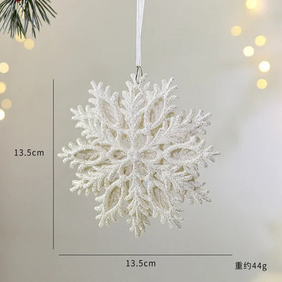 Božićni ukras u obliku pahuljica Božićno drvce Viseći ukrasi Noel dekor Feliz Navidad Božićni privjesak Sretan božićni ukras za dom