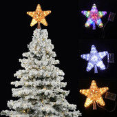 LED božićna jelka na vrhu Zvjezdane svjetiljke Girlanda vilinska svjetla Dekoracija božićnog drvca Izlog Privjesak Shopping Mall Kućne potrepštine