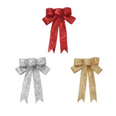 Vianočná dekoratívna mašľa Vianočná dekorácia na stromček Stuha Mašľa Silvestrovské dekorácie Závesná párty dekorácia do domácnosti