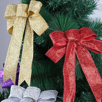 Χριστουγεννιάτικο Διακοσμητικό Φιόγκο Διακόσμηση Χριστουγεννιάτικου Δέντρου Κορδέλα Φιόγκος Πρωτοχρονιάτικα Διακοσμητικά Κρεμαστό Κρεμαστό πάρτι Στολίδι σπιτιού