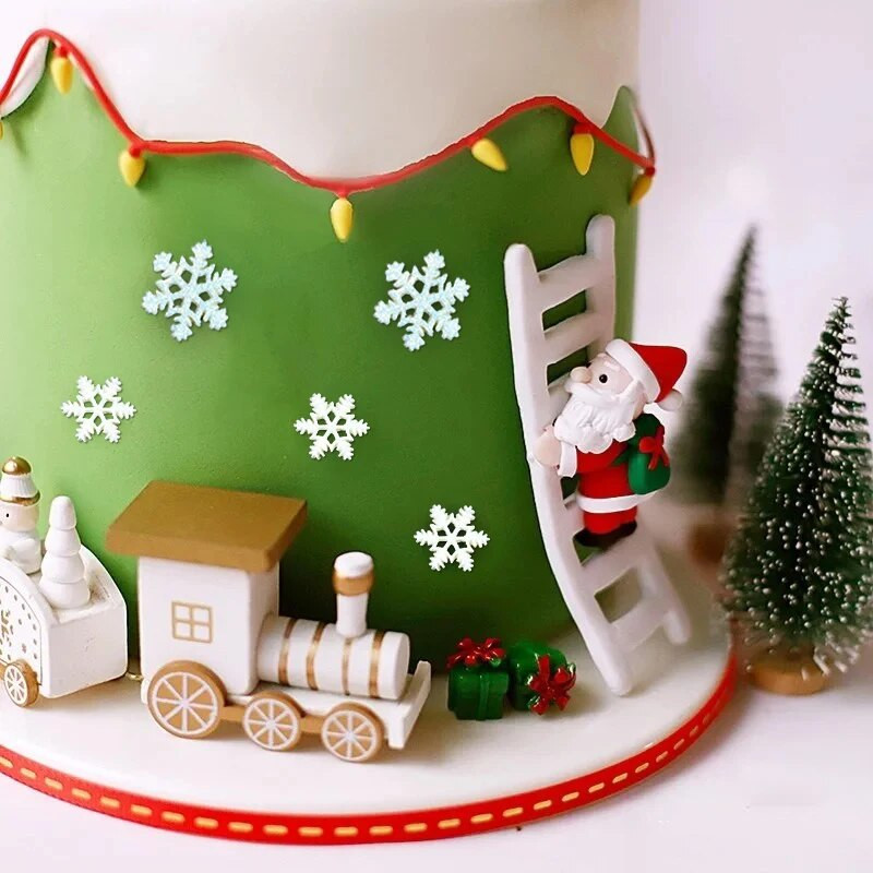 20gab 20/28mm balti sveķu plastmasas sniegpārsliņas plāksteris Ziemassvētku rotājumi Ziemassvētku eglīšu piekariņi Jaungada dekorēšanas piederumi