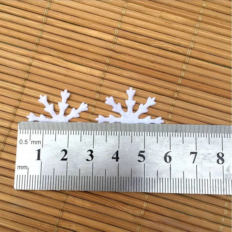 500gab Jaungada ballītes sienas uzlīmes ornaments logs Priecīgus Ziemassvētku aplikācijas Ziemassvētku dekors baltas sniegpārsliņas neaustas uzlīmes