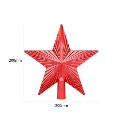 Zvjezdice na vrhovima božićnog drvca od 20 cm izdubljene Rekviziti za ukrašavanje božićnog drvca Novogodišnji božićni praznični darovi