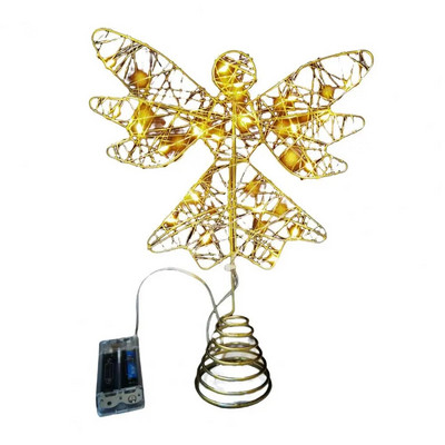 DIY rekviziti za ukrašavanje vrha božićnog drvca LED zvjezdani ukrasi potrepštine za zabave