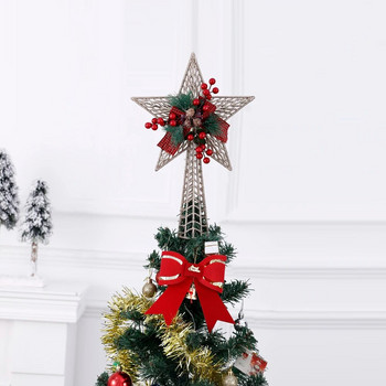 Коледна елха Topper Star Treetop за коледна елха Декорация Блестяща звезда Орнамент Парти консумативи Детска играчка Global