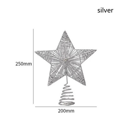 Vrh božićnog drvca Zvjezdica Krošnja drvca za božićno drvce Dekoracija svjetlucavih zvjezdanih ukrasa Potrepštine za zabavu Dječje igračke Globalno