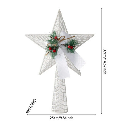 Vrh božićnog drvca Zvjezdica Krošnja drvca za božićno drvce Dekoracija svjetlucavih zvjezdanih ukrasa Potrepštine za zabavu Dječje igračke Globalno