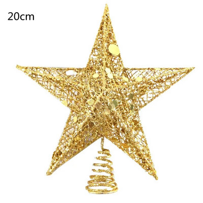 Vrh božićnog drvca Zvjezdica Krošnja drvca za božićno drvce Dekoracija svjetlucavih zvjezdanih ukrasa Potrepštine za zabavu Dječje igračke Globalno
