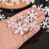 100db/tétel Karácsonyi hópehely matrica fehér nem szőtt tapasz barkács Scrapbooking rátétek Kézműves karácsonyi lakberendezés C2164