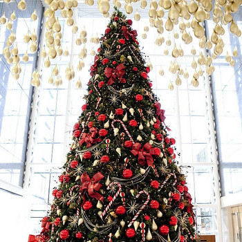 36 τμχ Διακοσμηση Χριστουγεννιάτικου Δέντρου Κρεμαστή μπάλα Πλαστική Χριστουγεννιάτικη στολίδια Χριστουγεννιάτικη Μπάλα Μενταγιόν Χριστουγεννιάτικο Δέντρο Διακόσμηση Πρωτοχρονιάς