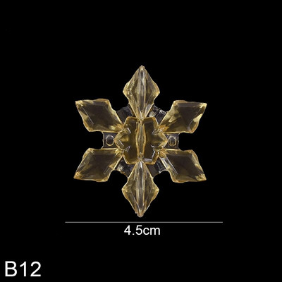 10 vnt krištolo akrilo snaigės kalėdiniai papuošalai skaidrūs snaigė Kalėdų eglutė kabantis pakabukas žiemos vakarėlio namų dekoras