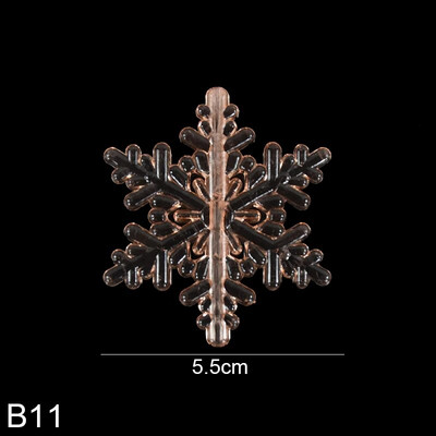 10 vnt krištolo akrilo snaigės kalėdiniai papuošalai skaidrūs snaigė Kalėdų eglutė kabantis pakabukas žiemos vakarėlio namų dekoras