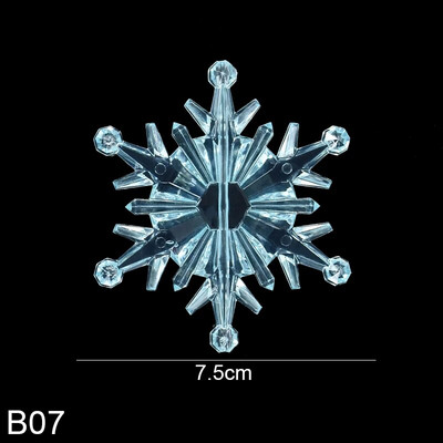 10 vnt krištolo akrilo snaigės kalėdiniai papuošalai skaidrūs snaigė Kalėdų eglutė kabantis pakabukas žiemos vakarėlio namų dekoras