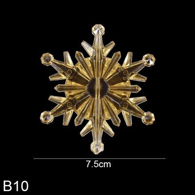 10 vnt krištolo akrilo snaigės kalėdiniai papuošalai skaidrūs snaigė Kalėdų eglutė kabantis pakabukas žiemos vakarėlio namų dekoras