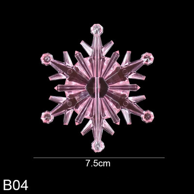 10 vnt krištolo akrilo snaigės kalėdiniai papuošalai skaidrūs snaigė Kalėdų eglutė kabantis pakabukas žiemos vakarėlio namų dekoras