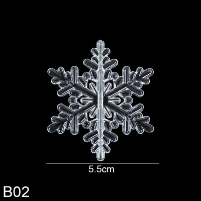 10 vnt krištolo akrilo snaigės kalėdiniai papuošalai skaidrūs snaigė Kalėdų eglutė kabantis pakabukas žiemos vakarėlio namų dekoras