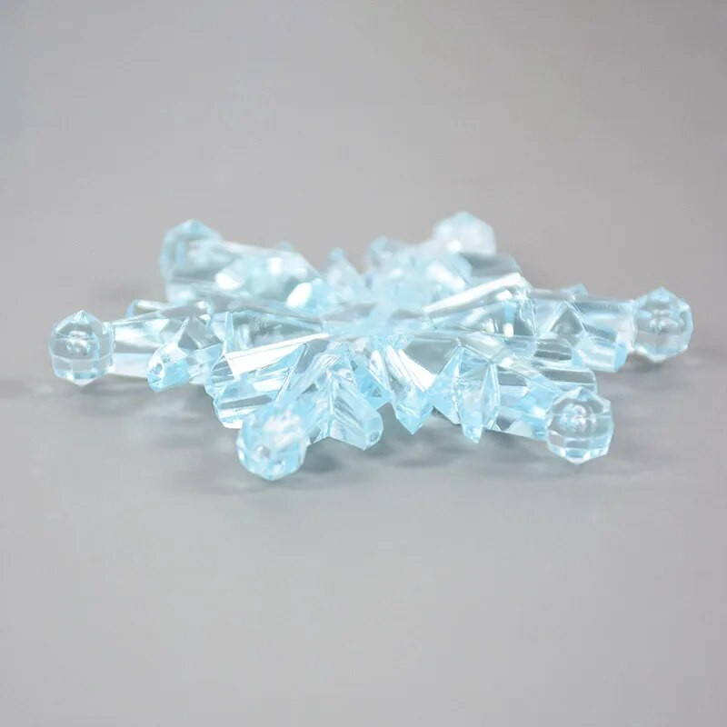 10 vnt krištolo akrilo snaigės kalėdiniai papuošalai skaidrūs snaigė Kalėdų eglutė kabantis pakabukas žiemos vakarėlio namų dekoras