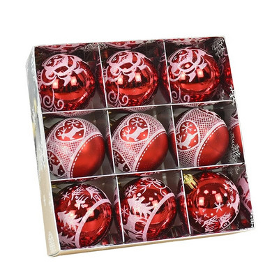 Karácsonyi díszek 2023 9db műanyag hópehely karácsonyi bál Noel Navidad újévi dekoráció karácsonyi dekoráció karácsonyfa dekoráció