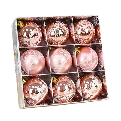 Karácsonyi díszek 2023 9db műanyag hópehely karácsonyi bál Noel Navidad újévi dekoráció karácsonyi dekoráció karácsonyfa dekoráció