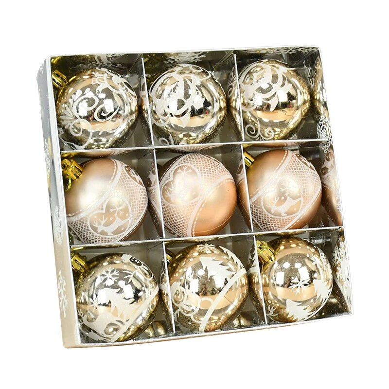 Karácsonyi díszek 2023 9db műanyag hópehely karácsonyi bál Noel Navidad újévi dekoráció karácsonyi dekoráció karácsonyfa dekoráció