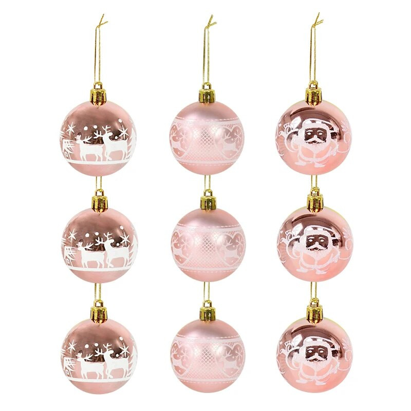 Karácsonyi díszek 2023 9db műanyag hópehely karácsonyi bál Noel Navidad újévi dekoráció karácsonyi dekoráció karácsonyfa dekoráció