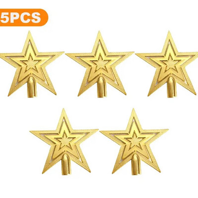 Zvijezda na vrhu božićnog drvca Božićni ukrasi Božićni ukrasi na vrhu božićnog drvca 2024. Božićni privjesak Ukrasna zvijezda za božićno drvce