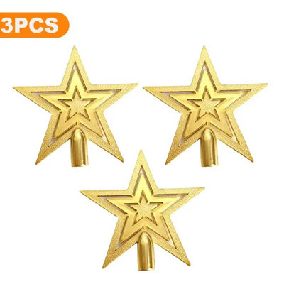 Zvijezda na vrhu božićnog drvca Božićni ukrasi Božićni ukrasi na vrhu božićnog drvca 2024. Božićni privjesak Ukrasna zvijezda za božićno drvce