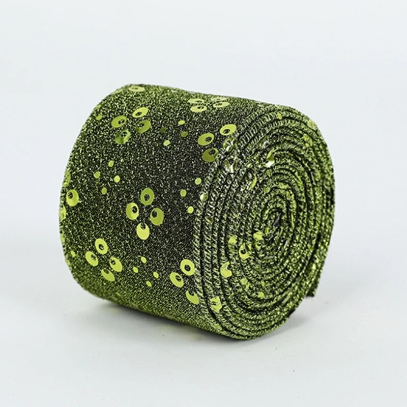 Božićna irska zelena vrpca 1 rola tkanine DIY ukras s mašnom Zamatanje poklona