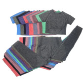 2-dijelno vitalno bešavno sportsko odijelo Ženska odjeća za vježbanje u teretani kratkih rukava Fitness Crop Top Bešavne tajice visokog struka Set za jogu